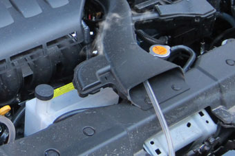 Во впускном коллекторе