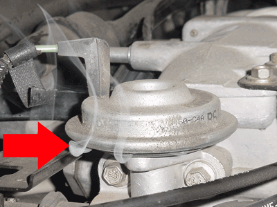 Утечка в клапане Рециркуляции