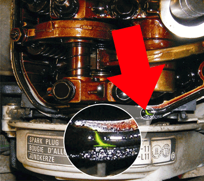 Тест утечки через прокладку Головки Блока Цилиндров