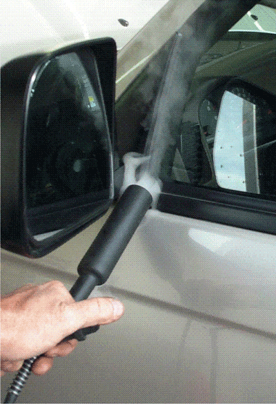 Проверка герметичности молдинга двери